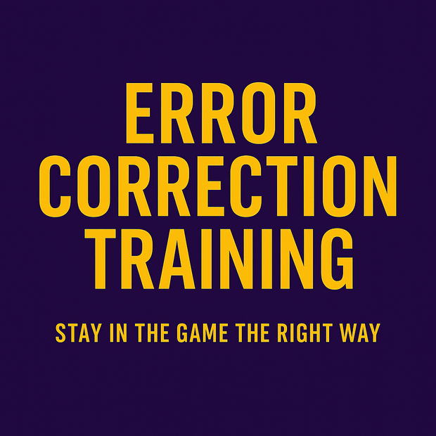 Error Correction Training