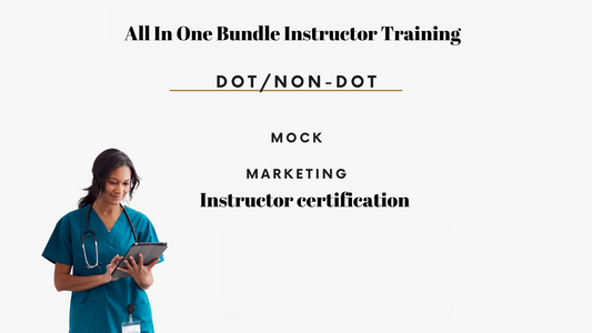 Instructor Certification  with DOT & NON-DOT Certification Specialist Bundle